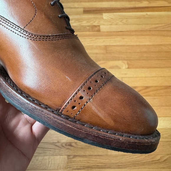 Brooks Brothers Fifth Avenue Walnut made by Allen Edmonds size 8 1/2 B (Narrow) - Picture 7 of 7